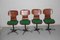 Vintage Bentwood Desk Chairs by Carlo Ratti, 1950s, Set of 4 9