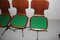Vintage Bentwood Desk Chairs by Carlo Ratti, 1950s, Set of 4 2