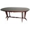 Mid-Century Italian Oval Dining Table, Image 1