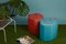 Puf con asiento Leaf de exterior en azul de Nicolette de Waart para Design by Nico, Imagen 5