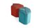 Puf con asiento Leaf de exterior en azul de Nicolette de Waart para Design by Nico, Imagen 2