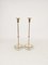 Candleholders by Gunnar Ander for Ystad Metall, 1950s, Set of 2 1