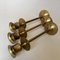 Vintage German Brass Candleholders, Set of 6 6