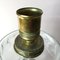 Large Vintage Scandinavian Brass Table Lamp with Glass Detail 4