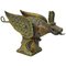 Antique Brass Dragon Bird Inkwell, Image 1