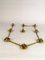 Brass Margareta Slingan Candleholder by Lars Holmstrom, 1950s, Image 1