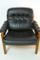 Danish Oak & Leather Easy Chair, 1970s 5