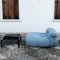 Chaise longue Soriana blu di Afra & Tobia Scapra per Cassina, 1969, Immagine 16