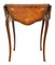 Antique Marquetry Folding Side Table 4