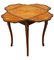 Antique Marquetry Folding Side Table 1