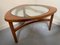Glass & Teak Coffee Table from Nathan, 1970s, Image 4