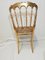 Vintage Gilded Wood Napoleon Chair 4