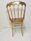 Vintage Gilded Wood Napoleon Chair, Image 4