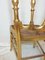 Vintage Gilded Wood Napoleon Chair 3