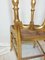 Vintage Napoleon Stuhl aus vergoldetem Holz 3