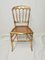 Vintage Gilded Wood Napoleon Chair 1