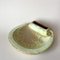 Large Mid-Century Swedish Lime Stoneware Shell Ashtray by Gunnar Nylund for Rorstrand, Image 3