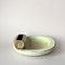 Large Mid-Century Swedish Lime Stoneware Shell Ashtray by Gunnar Nylund for Rorstrand 5
