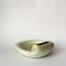 Large Mid-Century Swedish Lime Stoneware Shell Ashtray by Gunnar Nylund for Rorstrand, Image 4