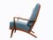 Blue Wing Chair, 1950s, Image 1