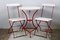 Small Art Nouveau Garden Set with Table & 2 Chairs 1