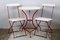 Small Art Nouveau Garden Set with Table & 2 Chairs, Image 1