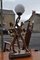 Art Deco Style Bronze Dancers Table Lamp, 1980s 5