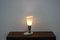 Lámpara de mesa checa vintage de mármol, años 60, Imagen 5