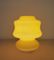 Vintage German Yellow Glass Table Lamp, 1960s 10