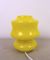 Vintage German Yellow Glass Table Lamp, 1960s 8