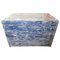 Antique Blue & White Painted Chest 1