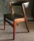 Danish Curved Teak and Leather Chair, 1960s, Image 1