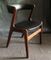 Danish Curved Teak and Leather Chair, 1960s 6
