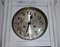 Horloge Vintage Peinte en Blanc, 1940s 11