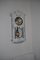Vintage White Painted Clock, 1940s, Image 2
