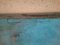 Antique Blue Painted Wooden Bench, Image 4