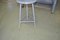 Mid-Century Industrial Hungarian Round Metal Stool, 1960s, Image 5