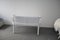Art Nouveau Style White Painted & Upholstered Bench, 1940s 5