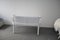 Banc Art Nouveau Peint en Blanc et Tapissé, 1940s 5