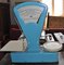 Vintage Dusty Blue Market Scale, 1960s 6