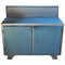 Vintage Blue & White Painted Cabinet, 1940s 2