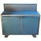 Vintage Blue & White Painted Cabinet, 1940s, Image 2