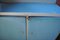 Vintage Blue & White Painted Cabinet, 1940s 5