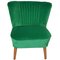 Vintage Green Cocktail Chair, 1950s, Image 1