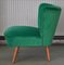 Vintage Green Cocktail Chair, 1950s, Image 6