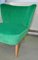 Vintage Green Cocktail Chair, 1950s, Image 7