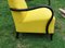 Art Deco Yellow Armchair, 1920s 8
