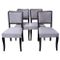 Art Deco Dining Chairs, Set of 4, Image 1