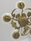 Gold & White Leaf Chandelier, 1970s, Image 4