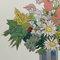 Enamel Fall Bouquet Wall Relief by W. Stavlon, 1980s 2